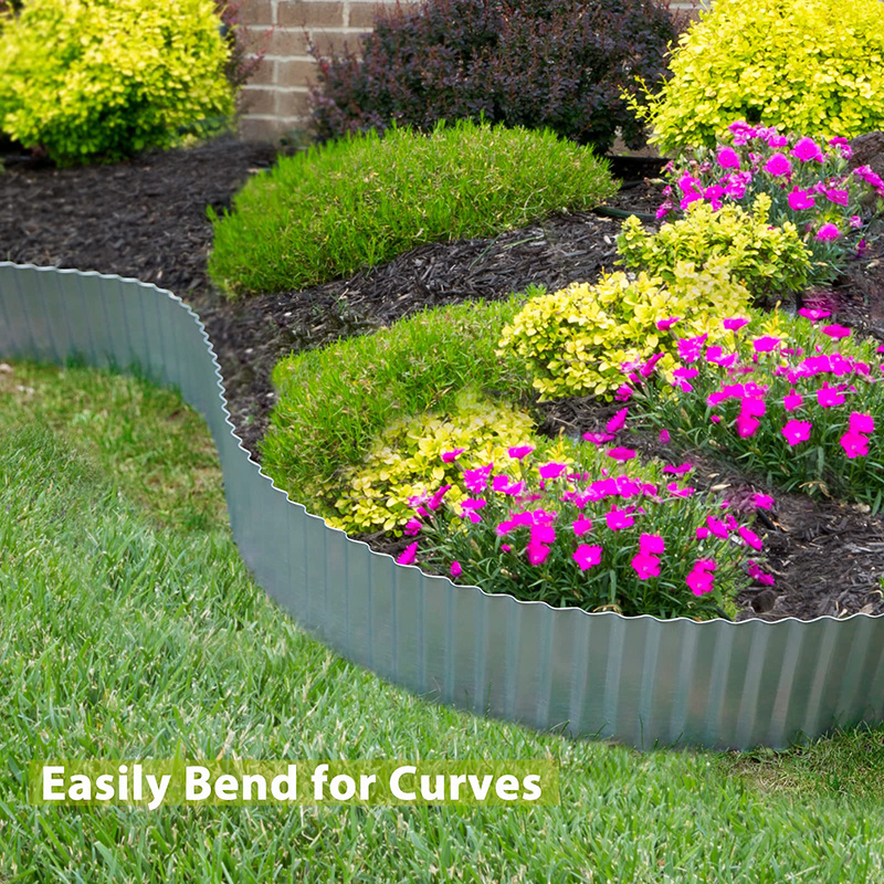 Custom Anodized Aluminum Edging Fence For Flower Beds Lawns