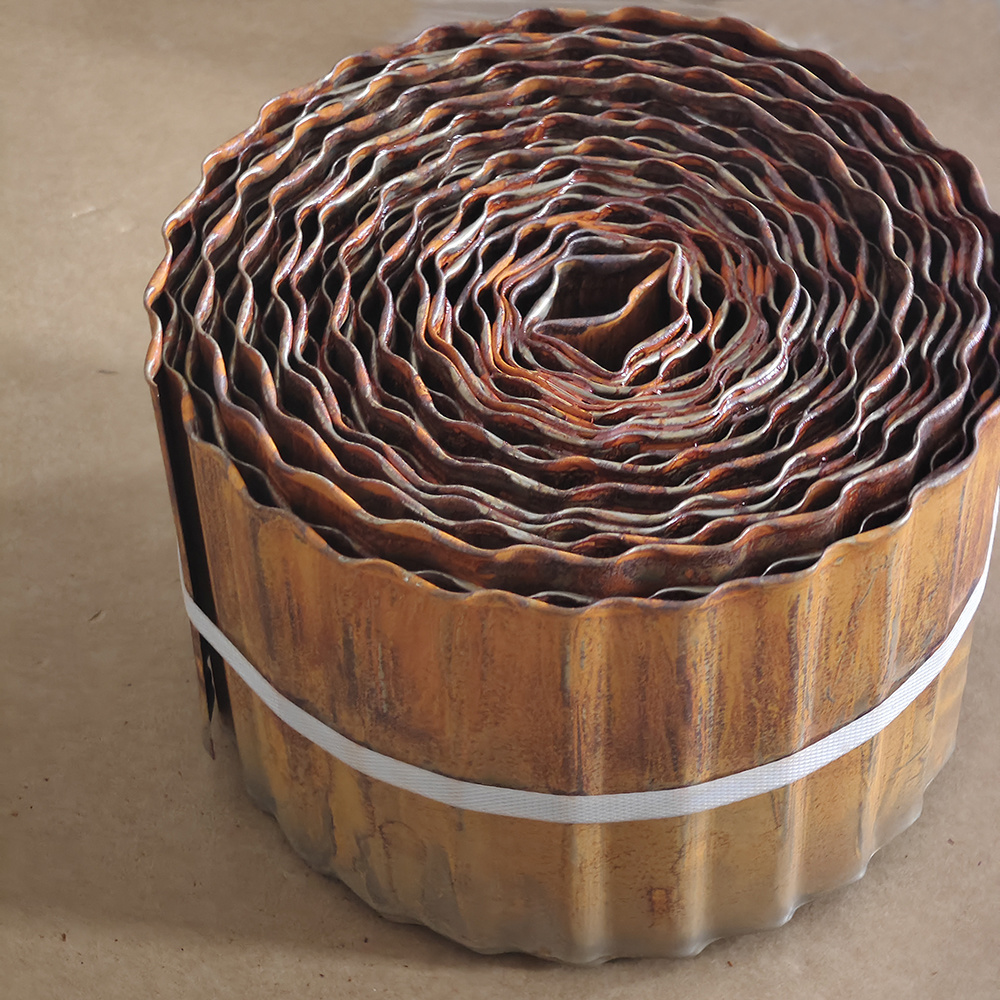 Corrugated Metal Steel Garden Edging