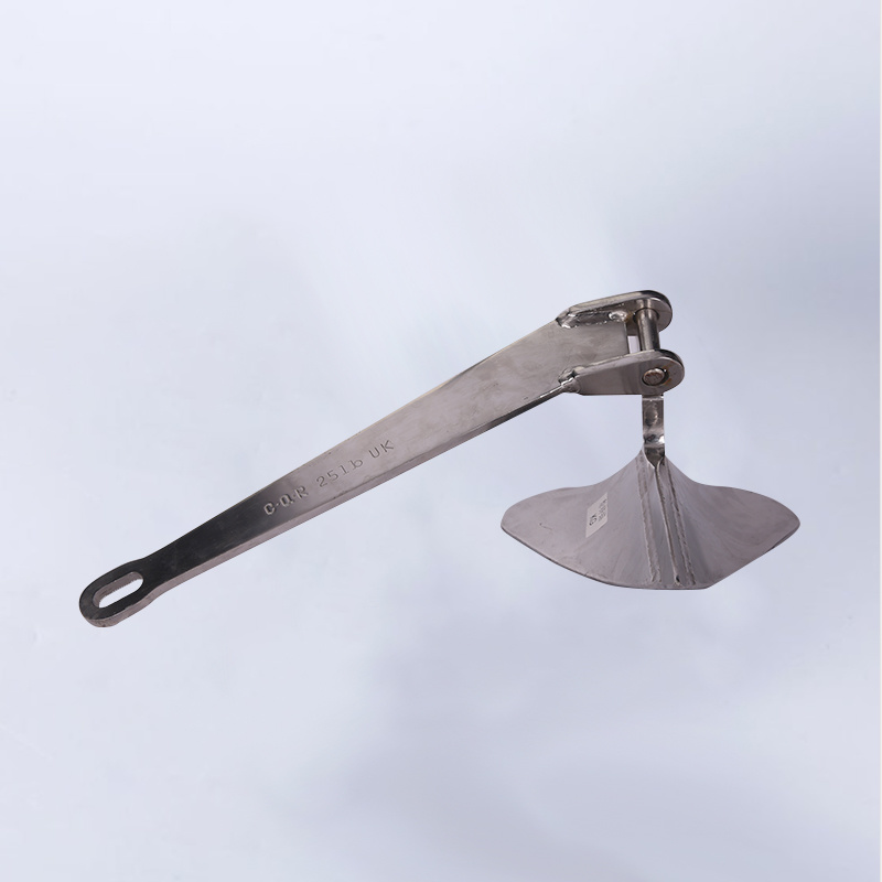 Stainless steel anchor for yachts