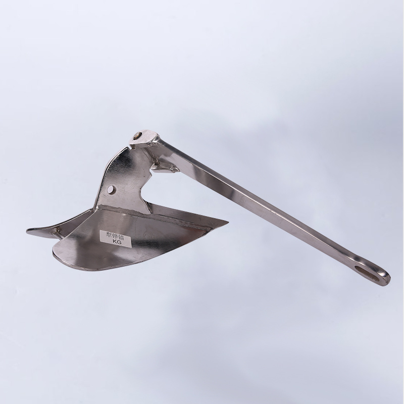 Stainless steel anchor for yachts