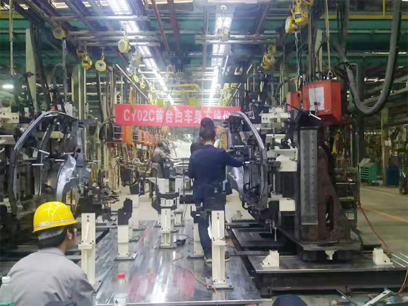 力帆CY02C項(xiàng)目整車拼裝夾具