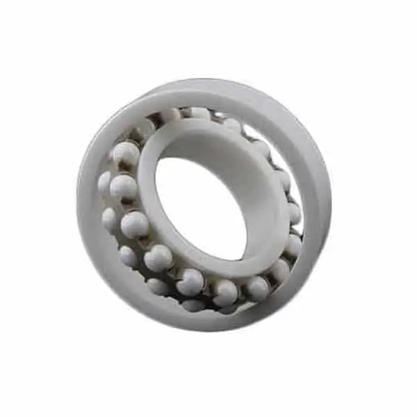 Aligning ball ceramic bearings