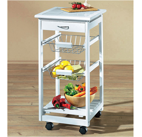 Kitchen Cart with Wheels