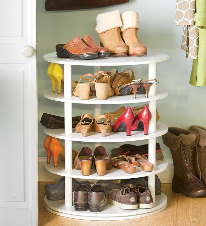 Rotating Five-Tier Shoes Rack