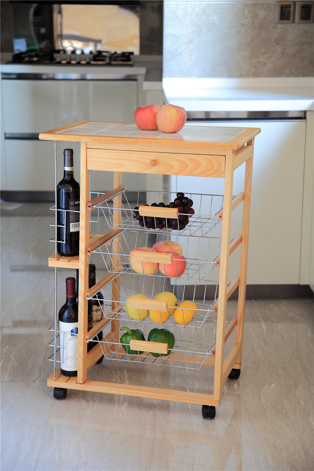 Kitchen Trolley with Wheels