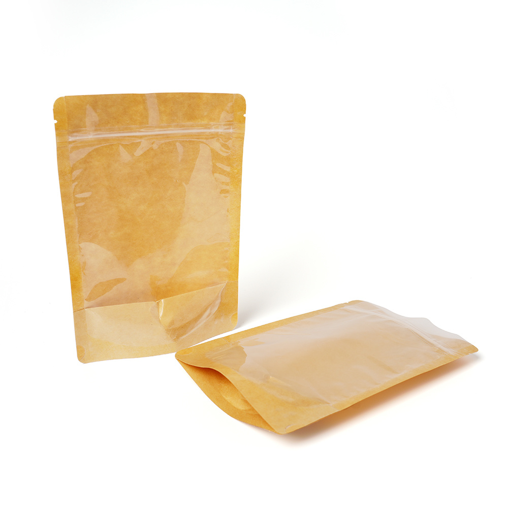 Clear Front Kraft Paper Pouch Manufacturer