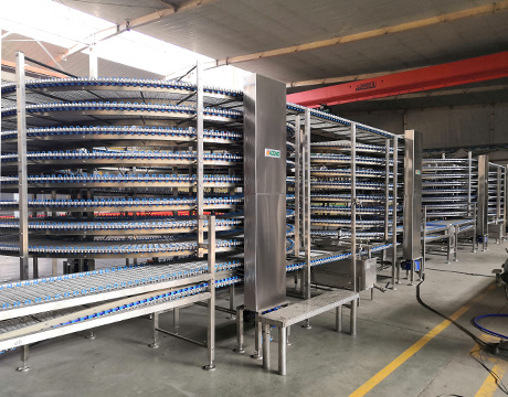 Conveyor belt maintenance knowledge of Spiral cooling conveyor For sale