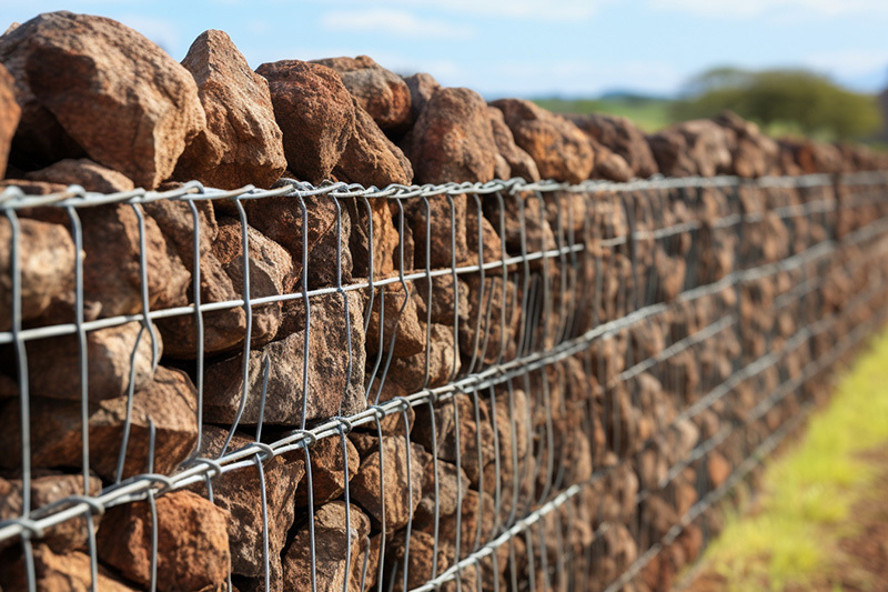 Maintenance and repair methods of gabion net Maintenance and repair methods of gabion net