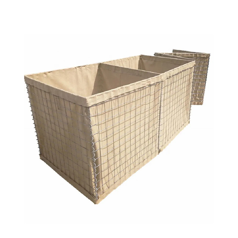 Low price Security defensive barrier welded gabion retaining wall galvanized blast wall barrier