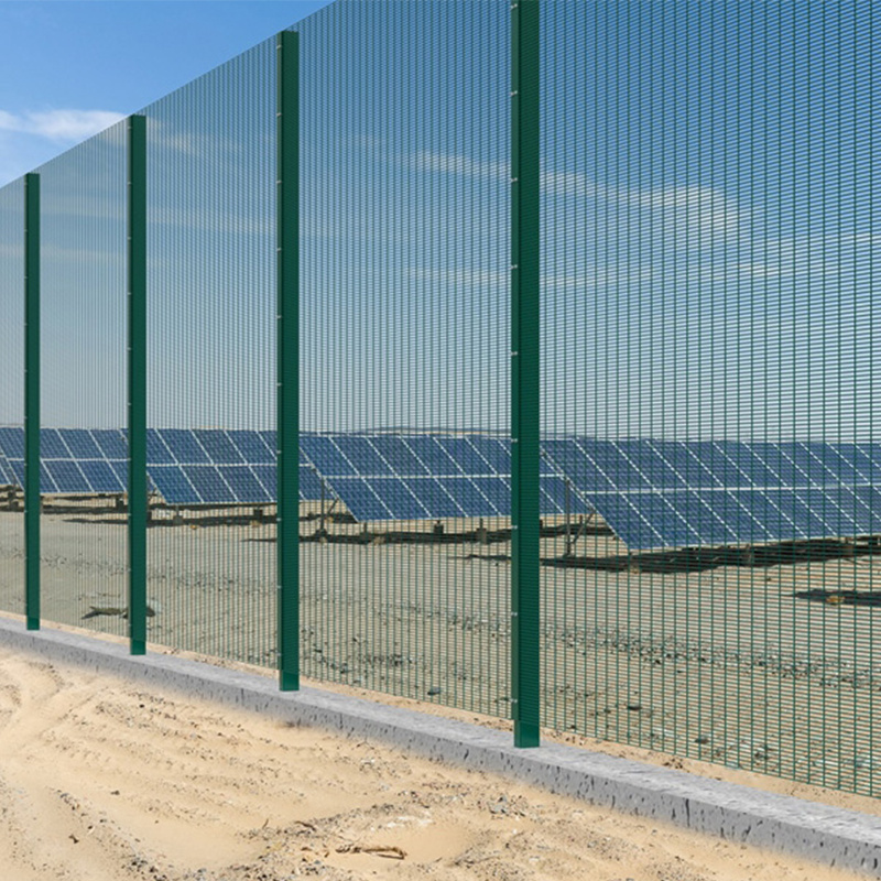 Square post 358 fence heavy gauge welded wire fence anti cut fence