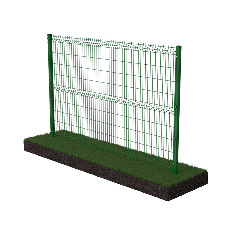 Customized High Quality 3D bending curved panel fence PVC coated 3D fence
