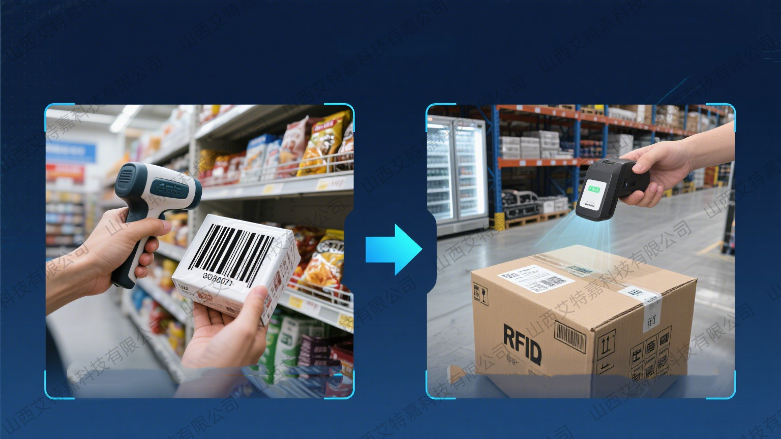 RFID 与条形码：智能仓储中的 “识别双雄”，差异在哪里？