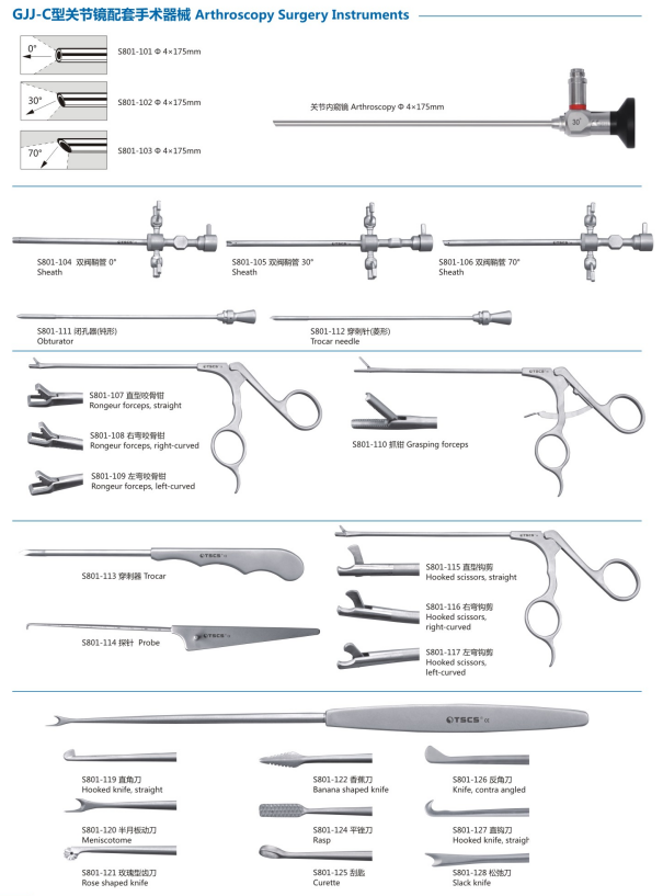 GJJ-C型關(guān)節(jié)鏡配套手術(shù)器械