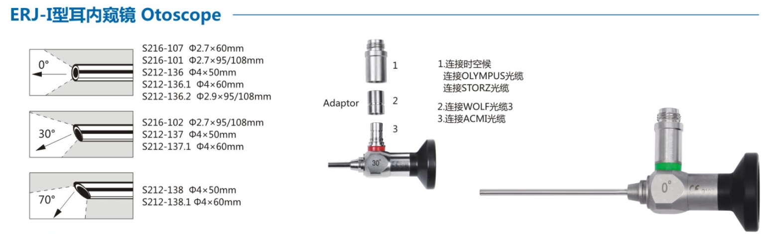 ERJ-I型耳內(nèi)窺鏡