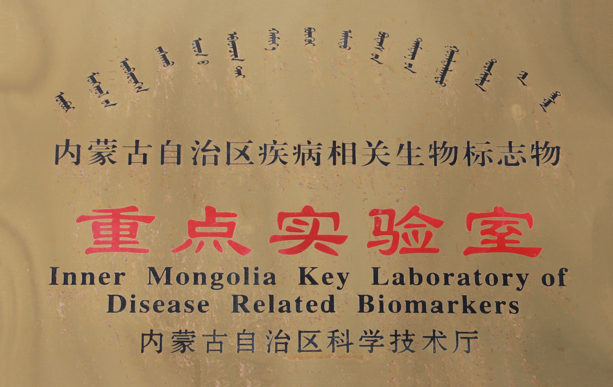 內(nèi)蒙古自治區(qū)疾病相關生物標志物重點實驗室