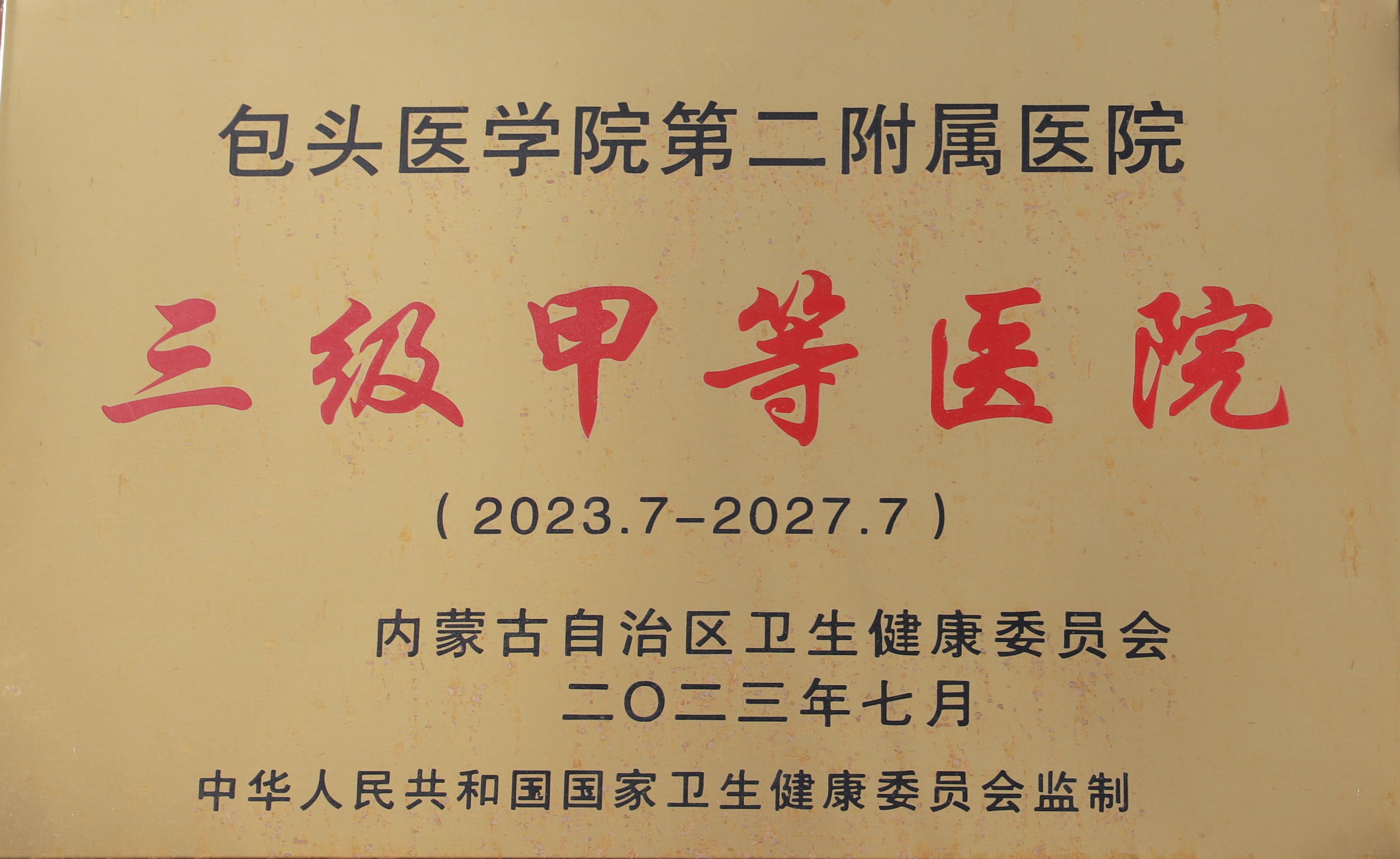 三級甲等綜合醫(yī)院