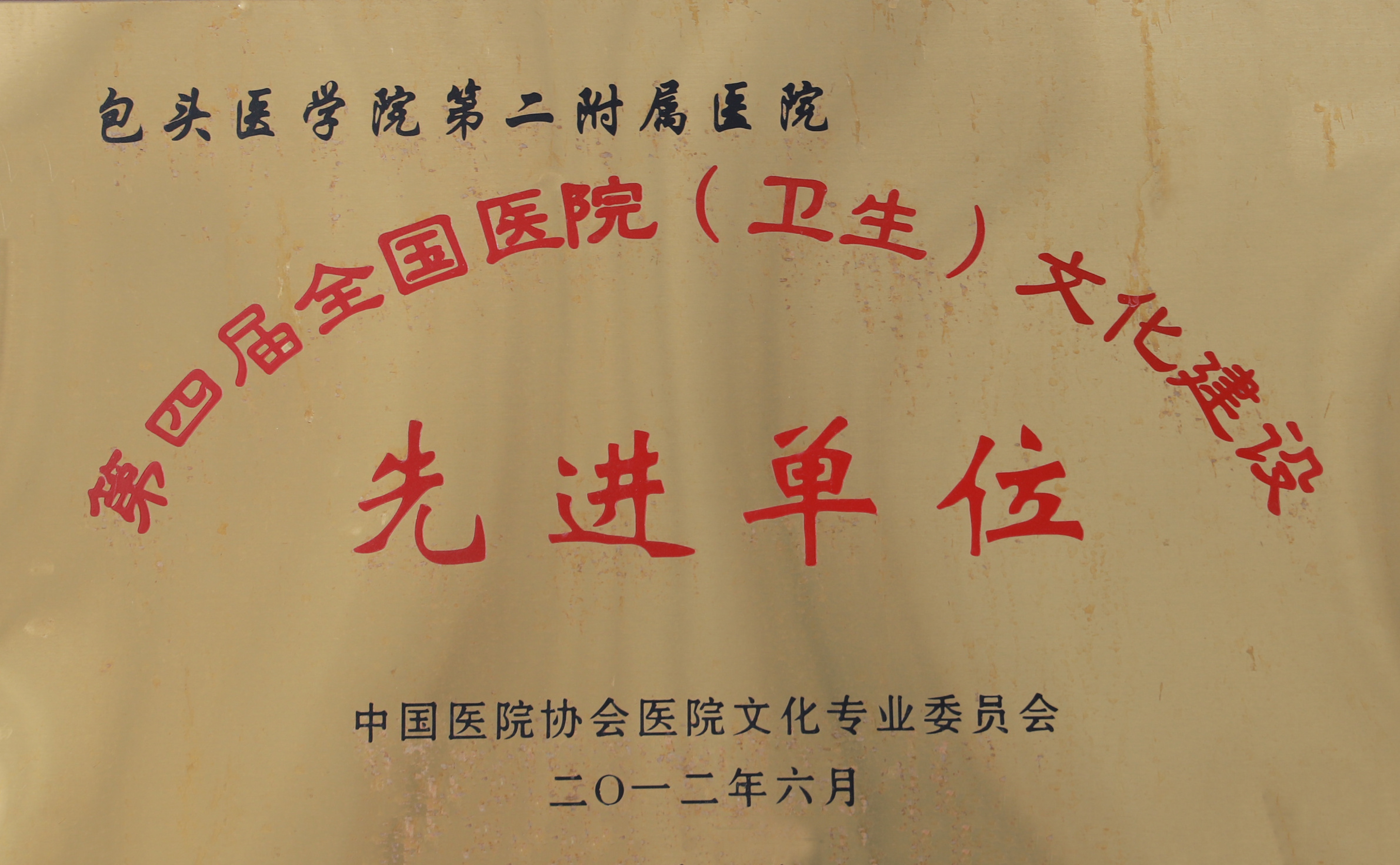 全國醫(yī)院文化建設先進單位