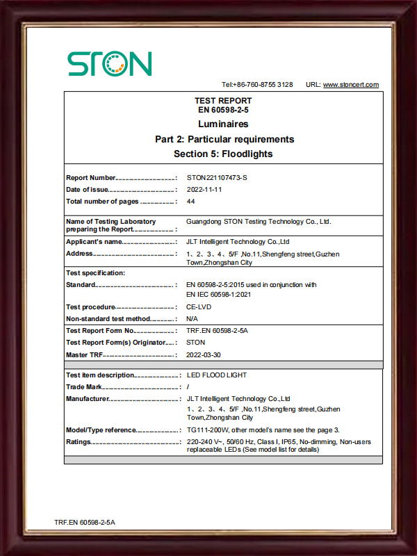 TG111-200W Test Report