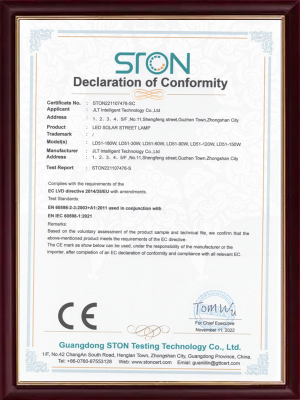 LD51-180W  Certificate