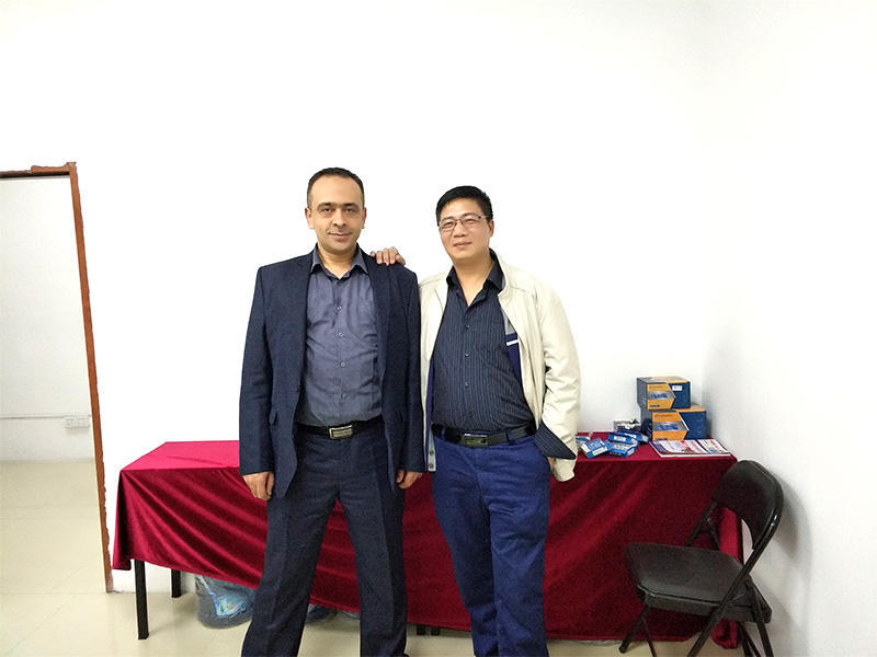 Visit our Guangzhou Plant, already take sample and our dealer in Palestine & Dubai.