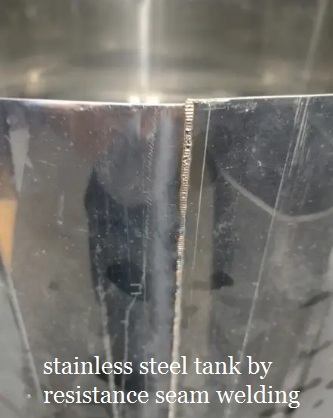 ss tank by resistance seam welding