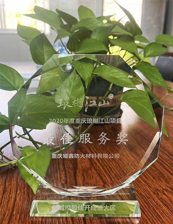 瑯樾江山項目最佳服務獎
