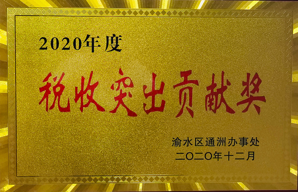 2020 Outstanding Contribution Award for Taxation
