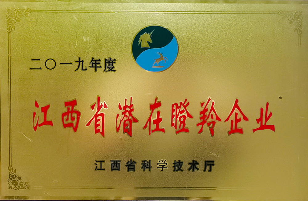 Potential Gazelle Enterprises in Jiangxi Province
