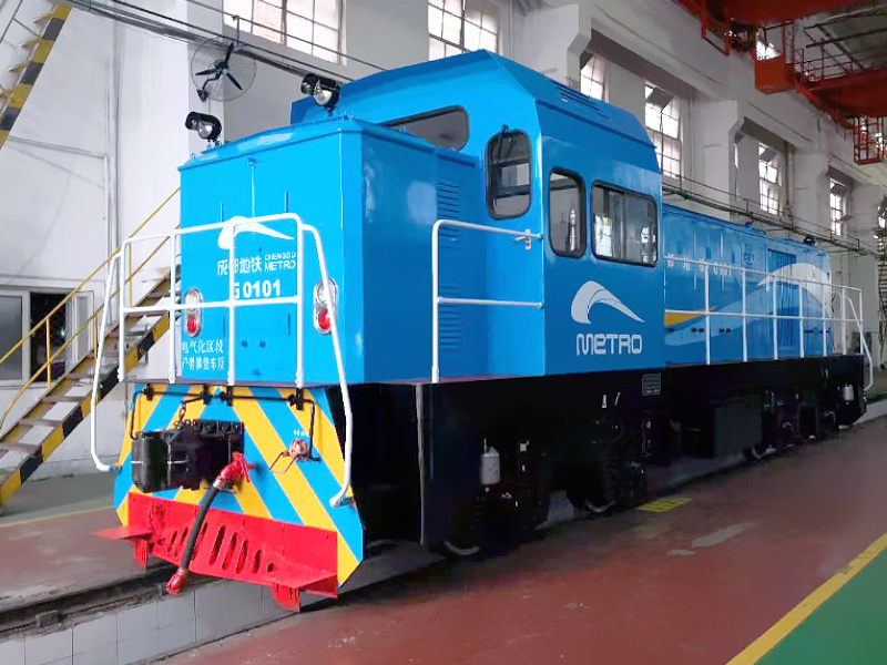 成都地鐵中修軌道機(jī)車