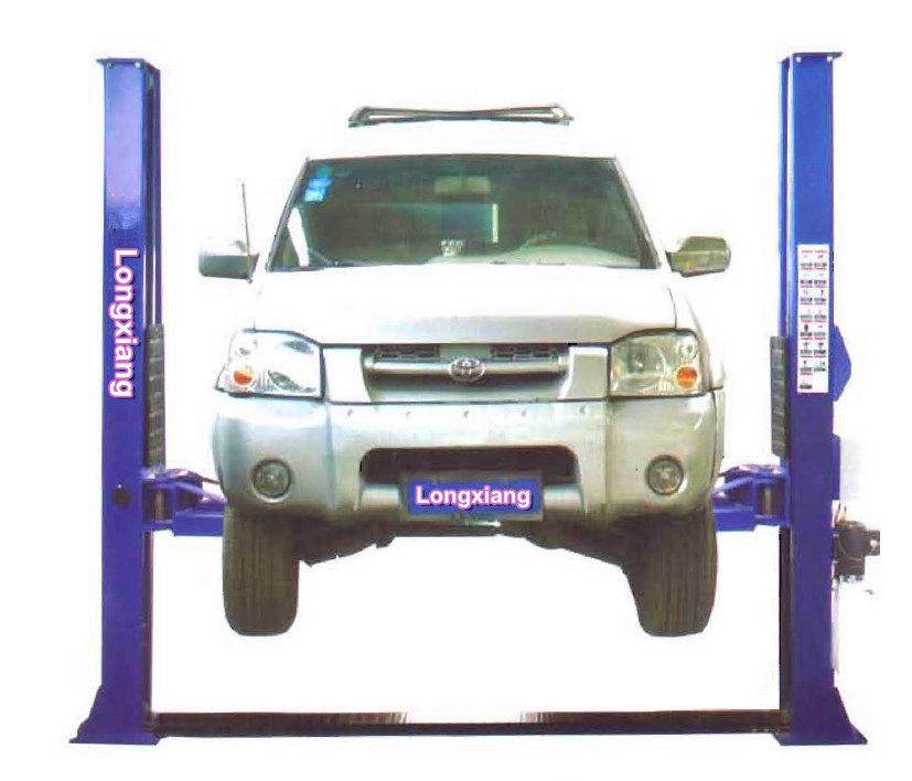 3.5T/4T double-column double-cylinder electric unlocking hydraulic lift
