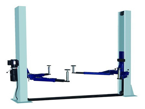 3.5T/4T double column double cylinder H type base hydraulic lift