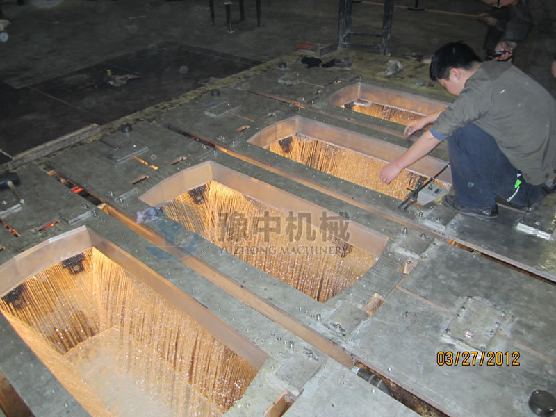 Slab commissioning field of Zhongfu Industrial 