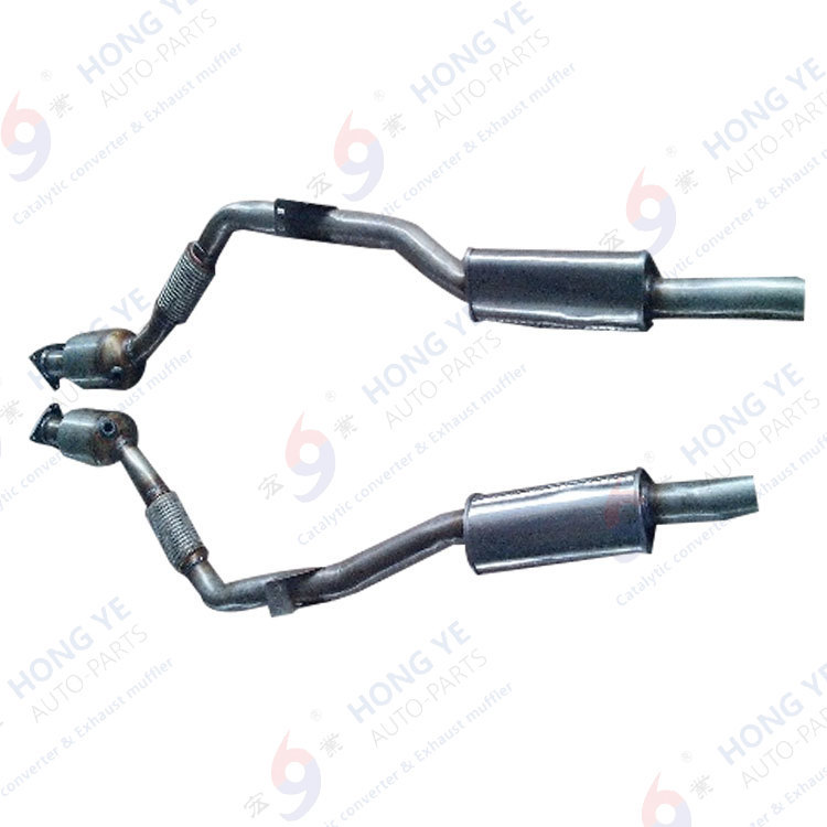 Audi A6L 2.4 three-way catalytic converter Left(long) Right(short)
