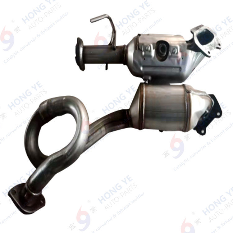 Jeep Wrangler a pair of front three-way catalytic converter