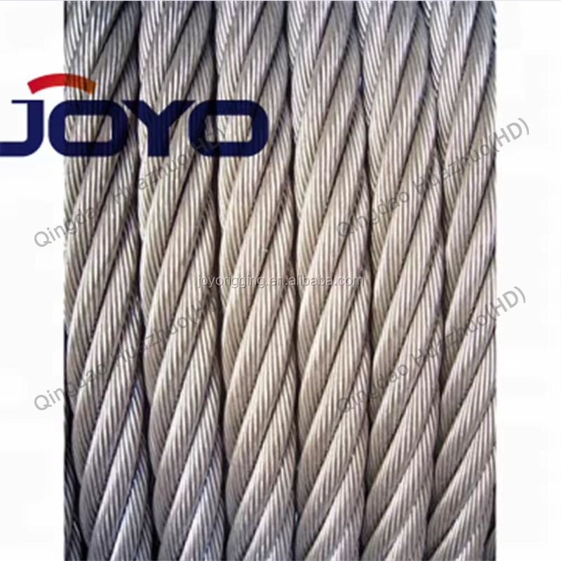 Galvanized 1770 MPa 6x19 6x7 high carbon steel wire rope_Qingdao ...