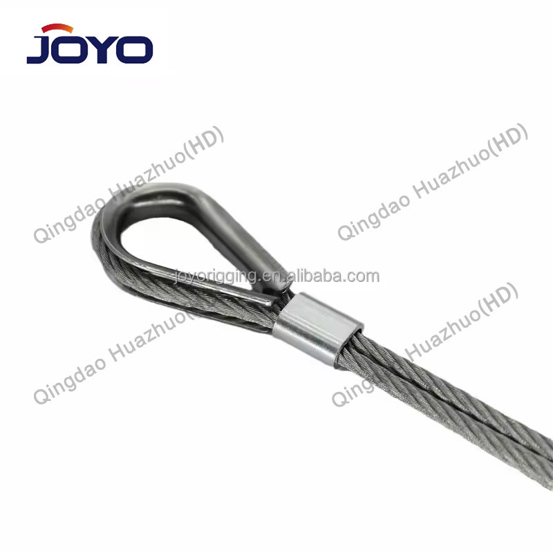 Stainless steel 304 or 316 wire rope with accessories_Qingdao Huazhuo ...