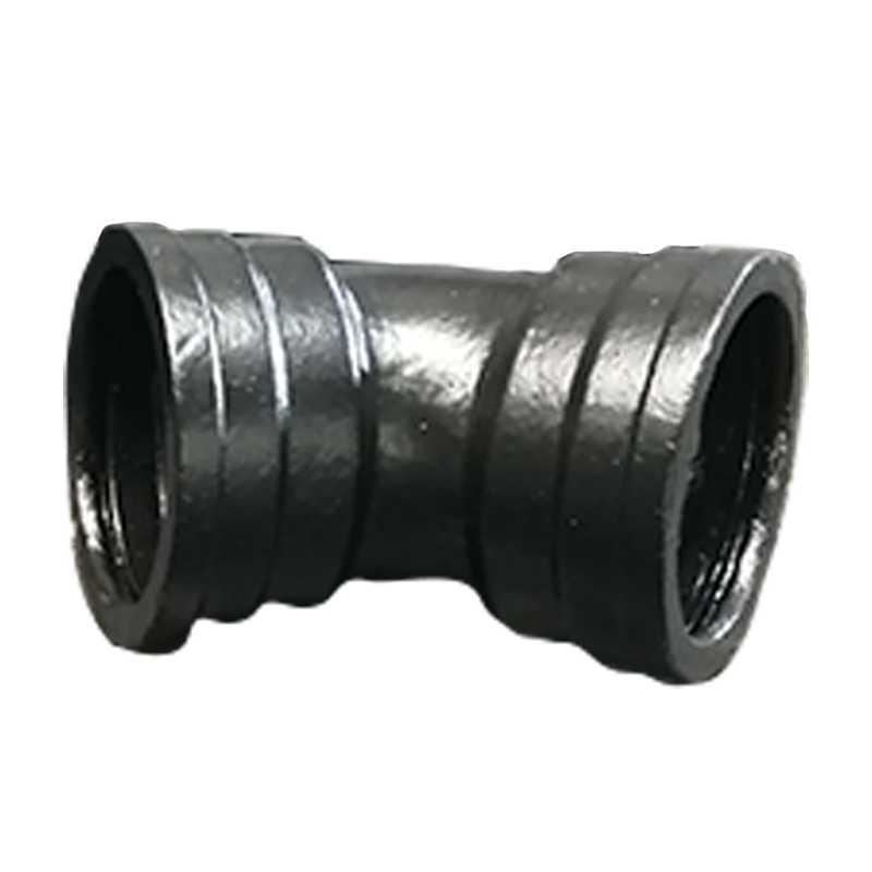 Customizable Black Ductile Iron Double Sleeve Bending Casting 90 Degrees Process Wear-Resistant Pipe Fittings
