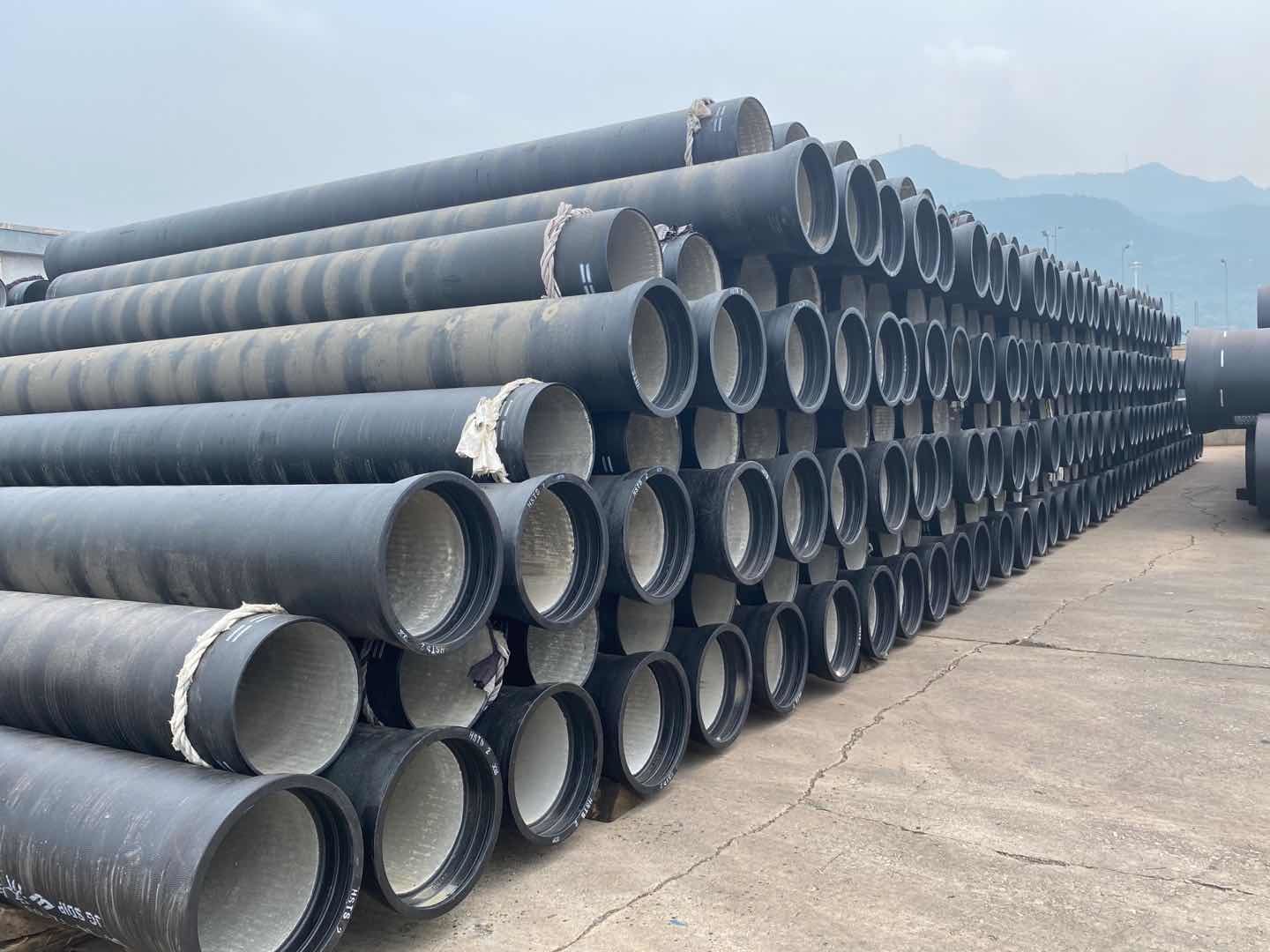 ISO 2531 EN545 EN598 K9 C40 C30 C25 Factory direct sale low price ductile iron jacking pipe