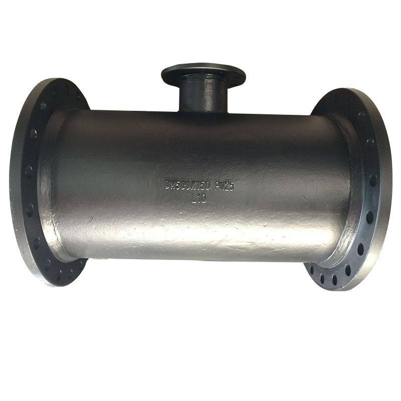 China Factory Hot sale Customized Ductile Iron cast iron Flanged Tee Reducer Bend Corss Pipe dn100 dn200 dn300 Fittings in stock