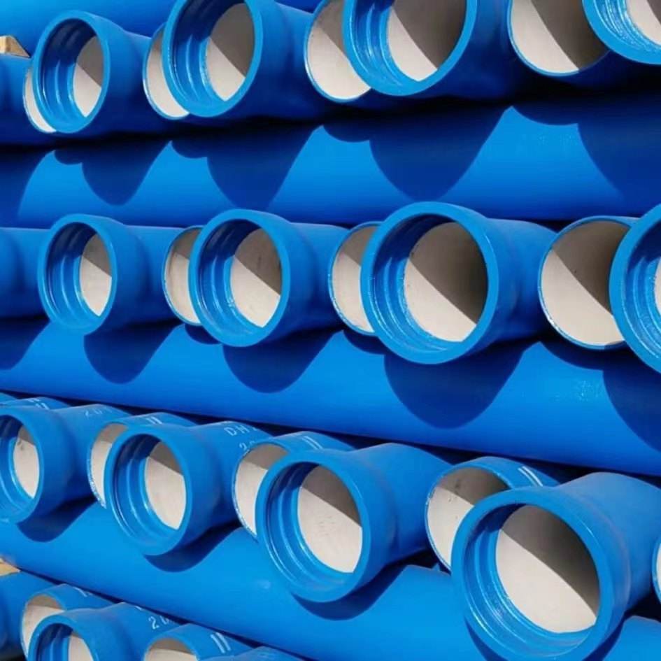 ISO 2531 DN200 DN300 DN600 Factory Price Epoxy Coated HFD Pipe Ductile Iron Pipe With Cement Lining