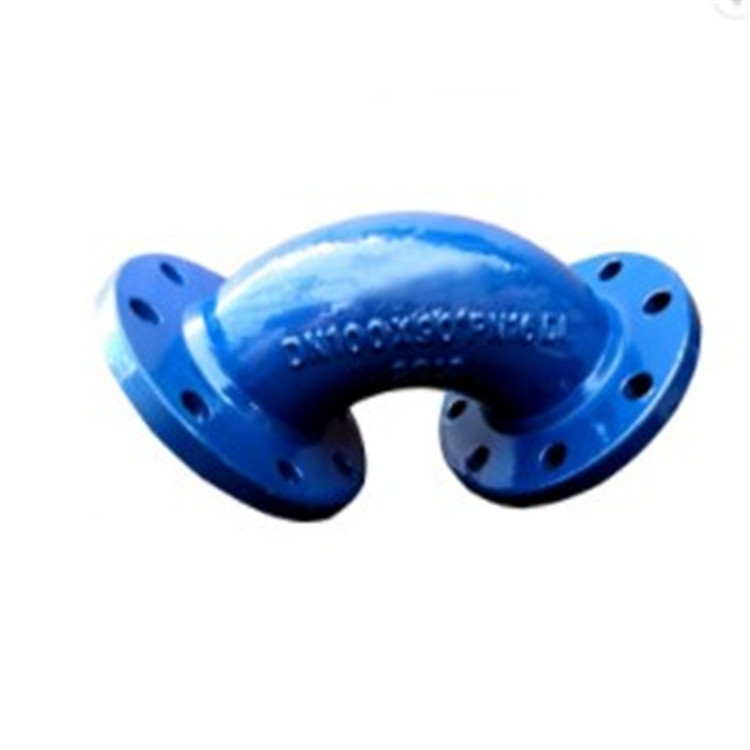 EN545 FBE coating Ductile Iron Pipe Fittings 90/45/22.5/11.25 Degree Double Socket Bends
