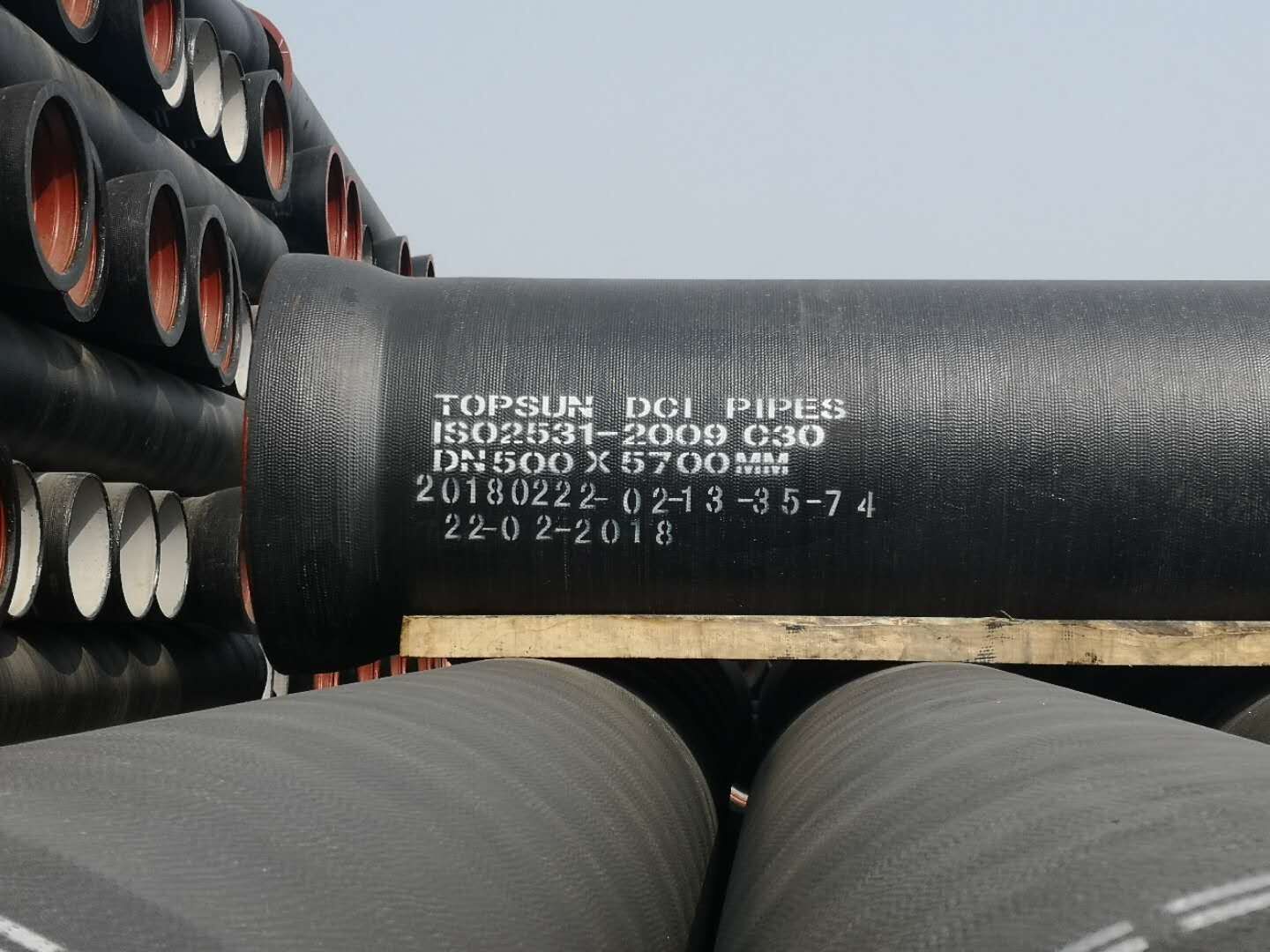 K7 K9 GRADE CEMENT LINED DUCTILE IRON PIPE 200MM 450MM 500MM 600MM DUCTILE IRON PIPE
