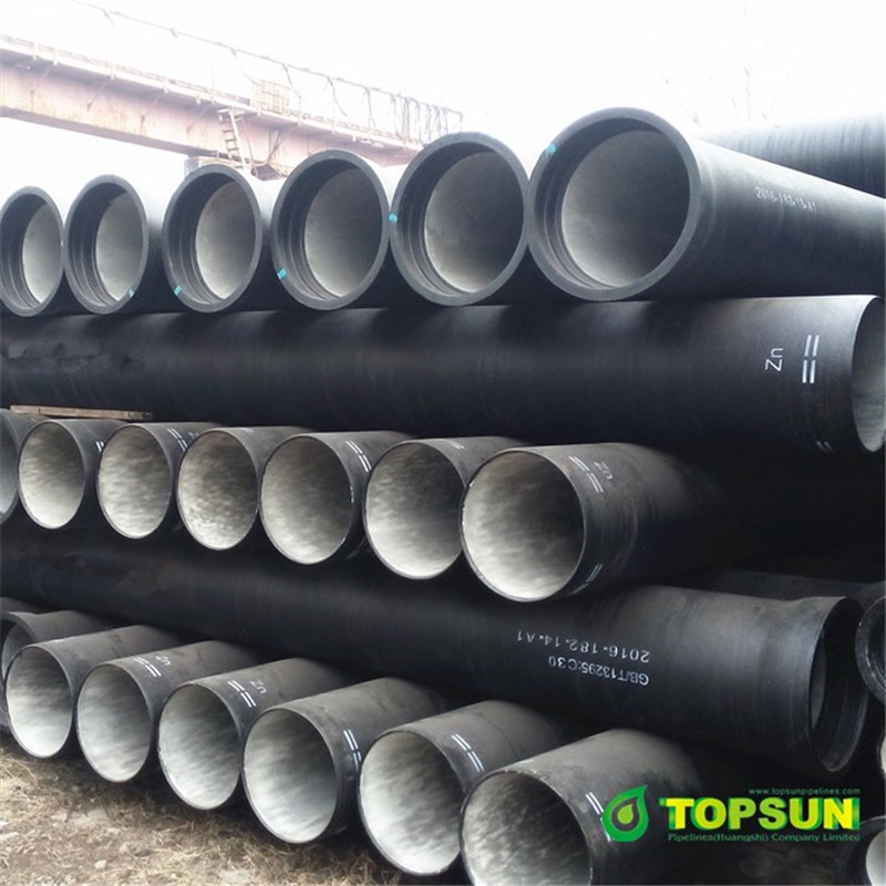 Pressure Water Pipeline Class K9 Price Cast Iron Pipe Manufacturer Ductile Iron Pipe Gas Pipe