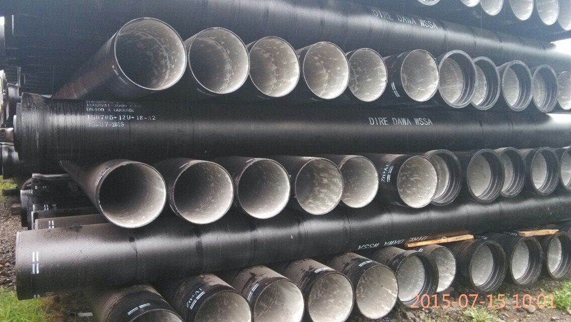 Manufacturers Standards ISO 2531 DCI pipe Class k7 k9 100mm 500mm Ductile cast Iron Pipe