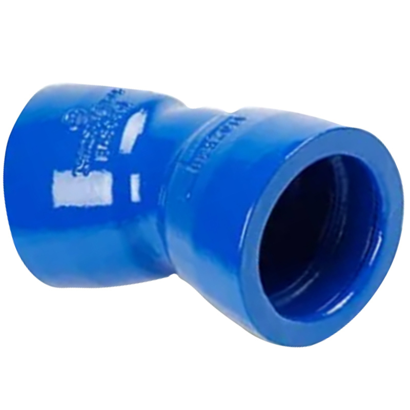 Ductile iron pipes and fittings/ double flanged bend 90 Degree for PVC/PE pipes