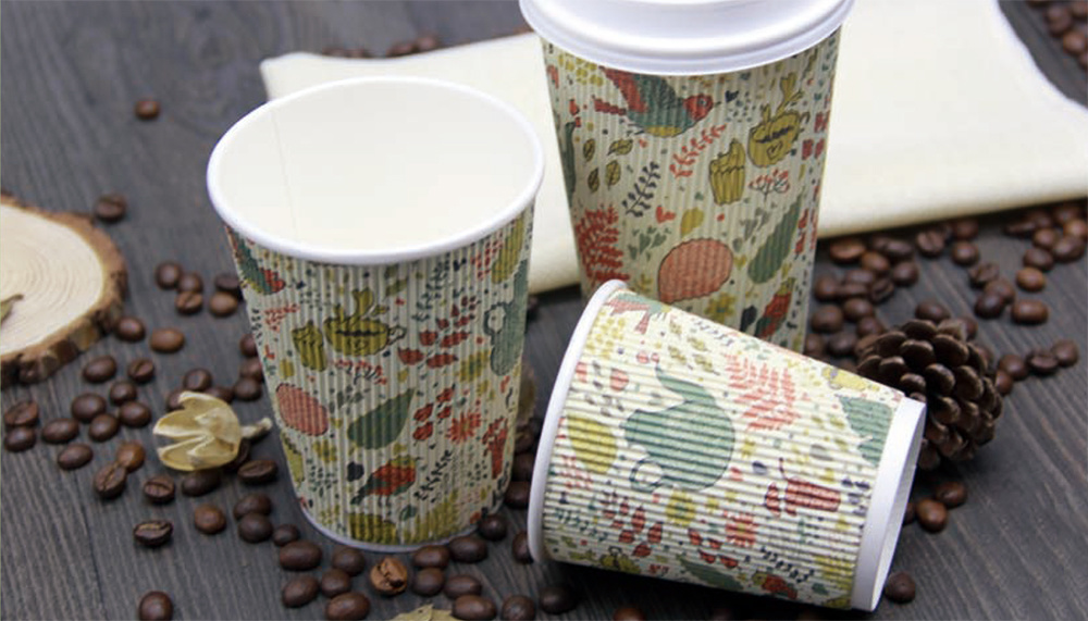 RIPPLE WALL PAPER CUPS
