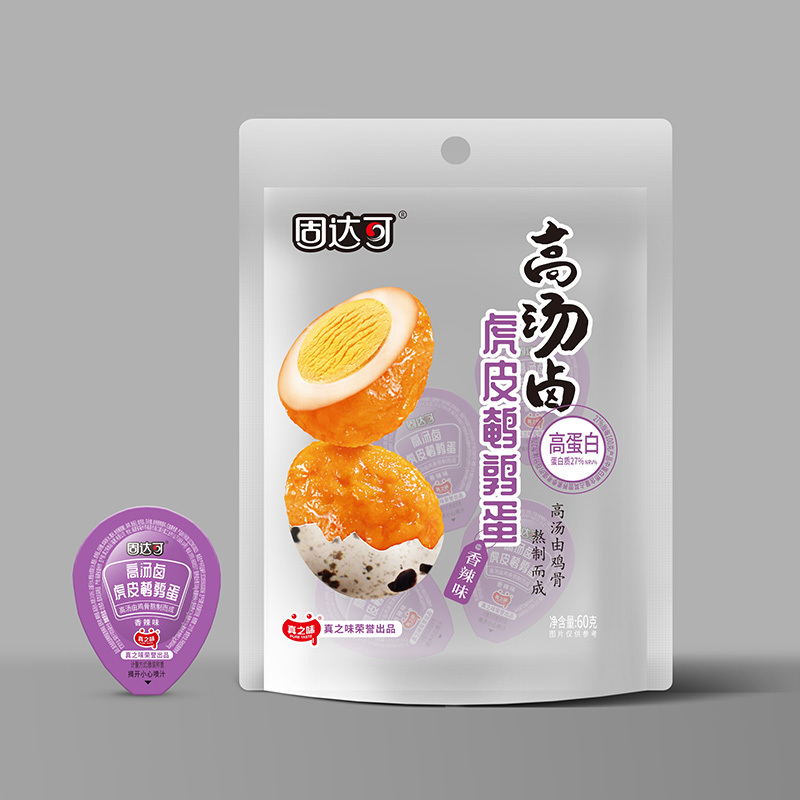 60克高湯鹵虎皮鵪鶉蛋香辣