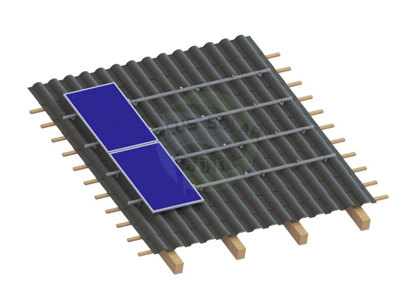PLUS Solar - Pitched roof mounting solar tile roof hook Factory