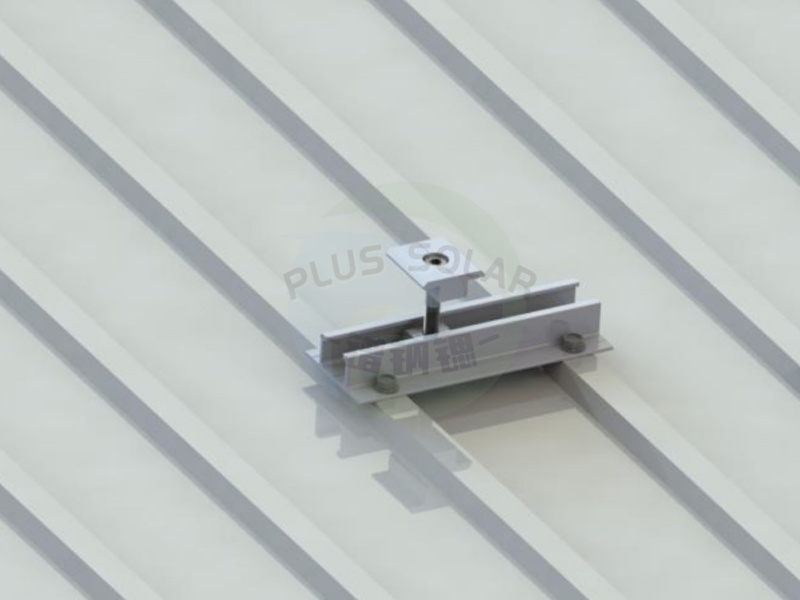 PLUS Solar - Pitched Metal Roof Structure No Long-Rail System