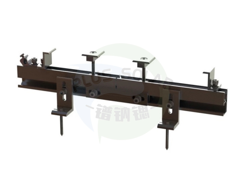 PLUS Solar - Pitched Metal Roof Mounting Tin Roof Structure with L Feet Bracket